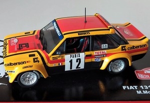 * Miniatura 1:43 Fiat 131 Abarth #12 Michèle Mouton Rallye Monte Carlo 1980