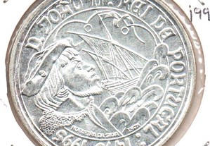 1000 Escudos 1995 D. João II - soberba prata
