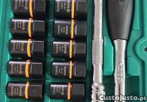 Conjunto 23 peas de chaves extratoras com roquete BoltBiter da SATA