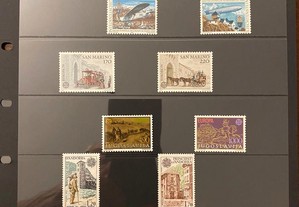 1979 Europa Cept - séries completas e blocos novos - MNH