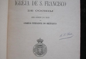 Inscripções Portuguezas na Igreja de S. Francisco