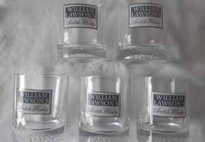 Antigos Copos Whisky William Lawson's