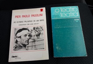Obras de Pier Paolo Pasolini e Vzévolod Meyerhold
