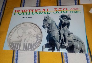 Moeda Portugal 350 anos Rest. Independência