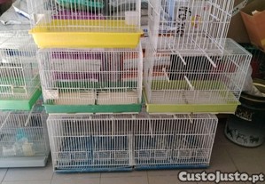 Gaiolas usadas