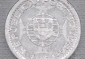 Moeda S. Tome e Príncipe 5$00 Escudos 1951