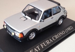 Miniatura 1:43 SEAT FURA CRONO (1982) Colecção Queridos Carros Anos 80 / 90 | Matricula Portuguesa