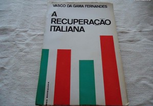 Livro antigo A Recuperação Italiana -1964