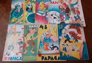 O Papagaio 1936 revista de humor para miúdos raras