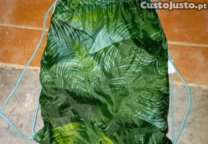 Mala/saco verde "ótimo estado"
