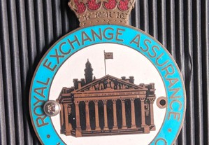 Placa Seguradora Royal Exchange Assurance