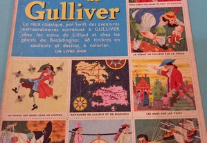 L´encyclopédie par le Timbre les Voyages de Gulliver