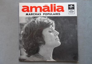 Disco vinil single - Amália Rodrigues - Marchas Populares