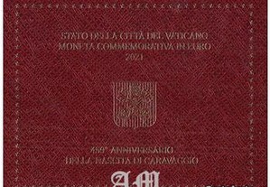 VATICANO - 2 EUROS Moeda 450º Aniversário do nascimento de Caravaggio 2021 - AM