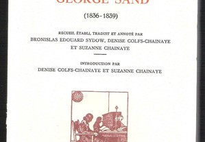 Lettres de Chopin et de George Sand (1836 a 1839)