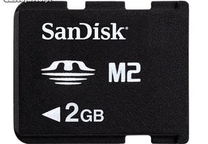 Sandisk Cartão MS Micro M2 2GB - Novo