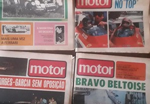 Jornais O Motor 1972 rally Raros