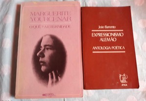 Obras de Marguerite Yourcenar e João Barrento