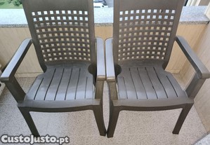 Cadeiras de Exterior Lindssimas e Confortveis -Material de Qualidade