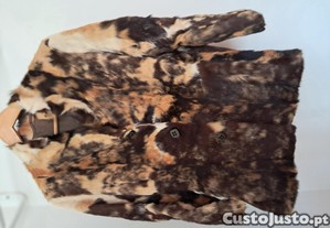 Casaco de pele de coelho