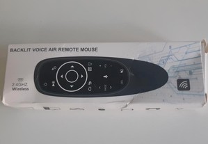Comando Remoto Voice Air Mouse Wireless Retroiluminado Novo