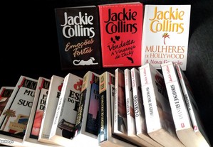 Lote livros Jackie Collins