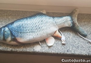 Brinquedo para gato peixe eléctrico flexível
