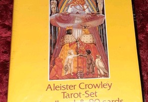 Kit de LIVRO A5 + Baralho de TAROT ARTÍSTICO de Aleister Crowley!