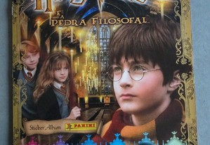 Caderneta de cromos Harry Potter e a Pedra Filosofal Panini
