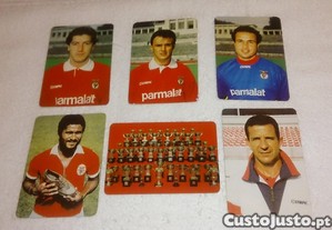 Benfica (6 calendários) com Eusébio e Nené loja do Benfica, comissão central