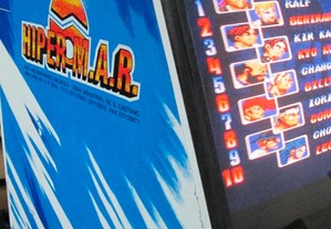 Máquina arcade de jogos grande
