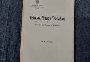 Estudos,Notas e Trabalhos do Fomento Mineiro-Vol XIV-1960