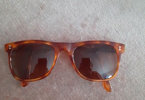 Óculos de sol tartaruga vintage