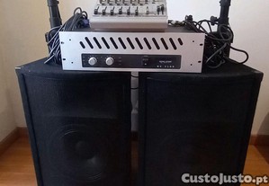 Aparelhagem Sistema de som profissional PA