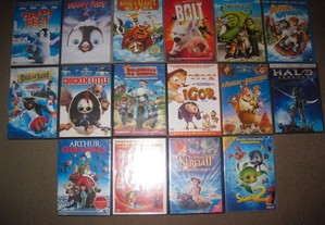 16 Filmes em DVD de Animação