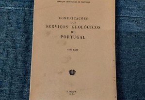 Comunicações dos Serviços Geológicos-Tomo LXIII-1978