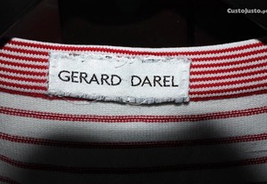 Blusa branca e vermelha com riscas horizontais GERARD DOREL tamanho S