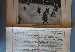 Programa de tourada bullfight Praça de touros Plaza de toros Vila Franca de Xira 1959