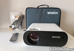 Projetor WiMiUS / WiFi Mirroring / 7000 Lumens / 1080p / Bolsa (NOVO)