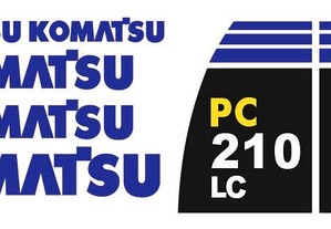 Kit autocolantes Komatsu PC210LC