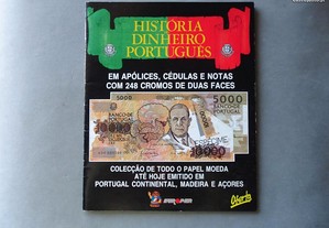 Caderneta de cromos História do Dinheiro Português