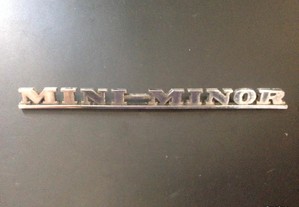 Emblema-Símbolo-Legenda Original " MINI-MINOR "