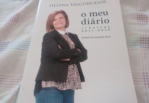 Livro - O meu diário crónicas 2011-2016 - Helena Vasconcelos