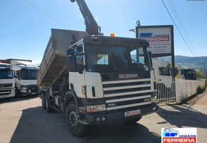 Scania 114 340cv 6x4 basculante/grua
