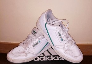 Sapatilhas Adidas Originals Continental 80 - Branco e verde
