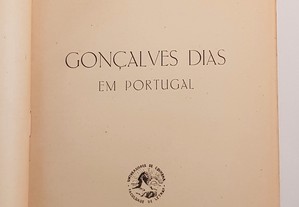 Henrique Campos Ferreira Lima // Gonçalves Dias em Portugal 1942 Dedicatória