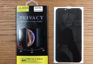 Película de vidro privacidade / Película Anti-Spy para iPhone 14 Plus