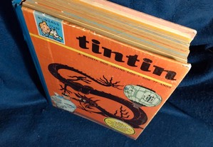 Revista Tintin. 5º ano. Nºs 27 a 52, encadernados. Revistas em excelente estado.