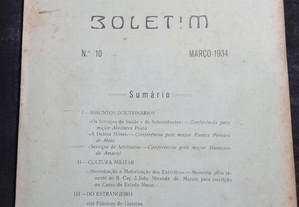 Escola Central de Oficiais 10 - Boletim 1934