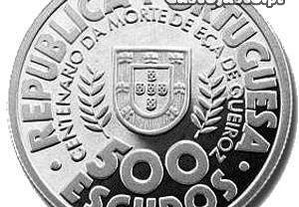 PORTUGAL - 500$00 Eça de Queiroz 2000 - prata -AM
